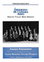 Concierto extraordinario de la Orquesta de Camara Mayo