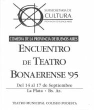 Encuentro de Teatro Bonaerense ´95