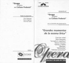 "Grandes momentos de la escena lírica"
