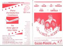 "Flores de acero"