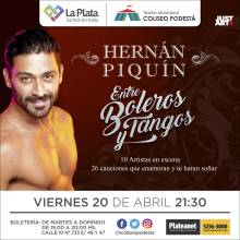 Entre boleros y tangos. Hernán Piquín